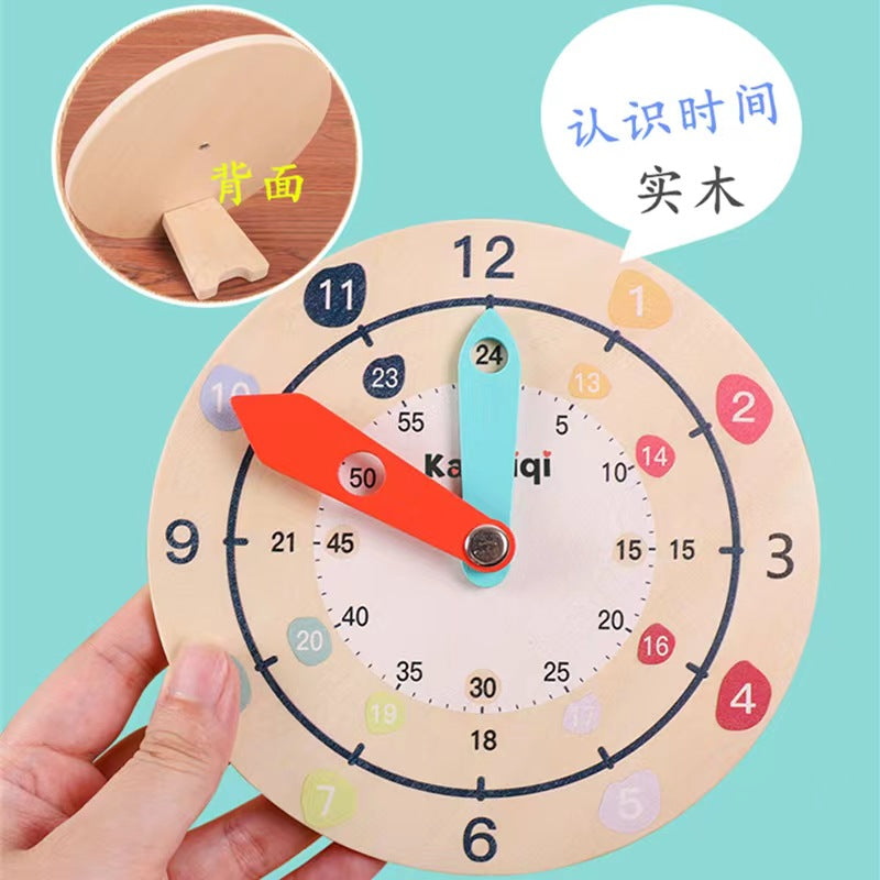 Children Learn Clock Teaching Aids Kindergarten Learn to Recognize Clocks and Time Cognitive Model Digital Toys for Primary School Students