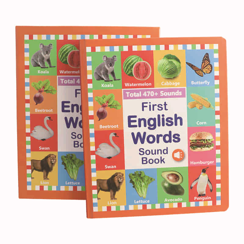 New Cross-Border English Word Reading English Children's Early Education Fun Learning Book Toys Intelligent Audio Enlightenment