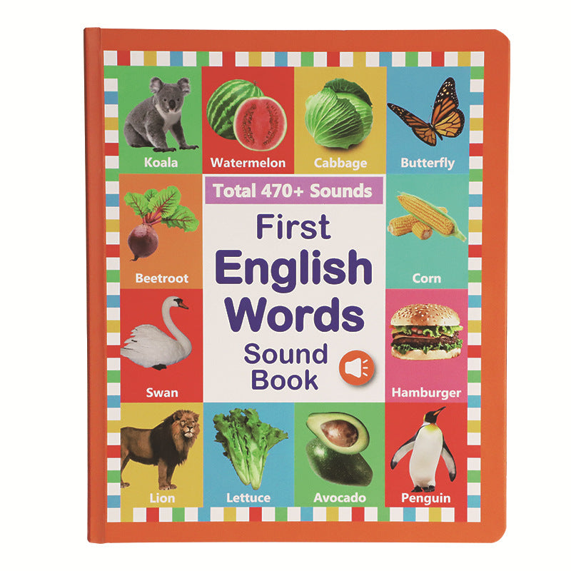 New Cross-Border English Word Reading English Children's Early Education Fun Learning Book Toys Intelligent Audio Enlightenment