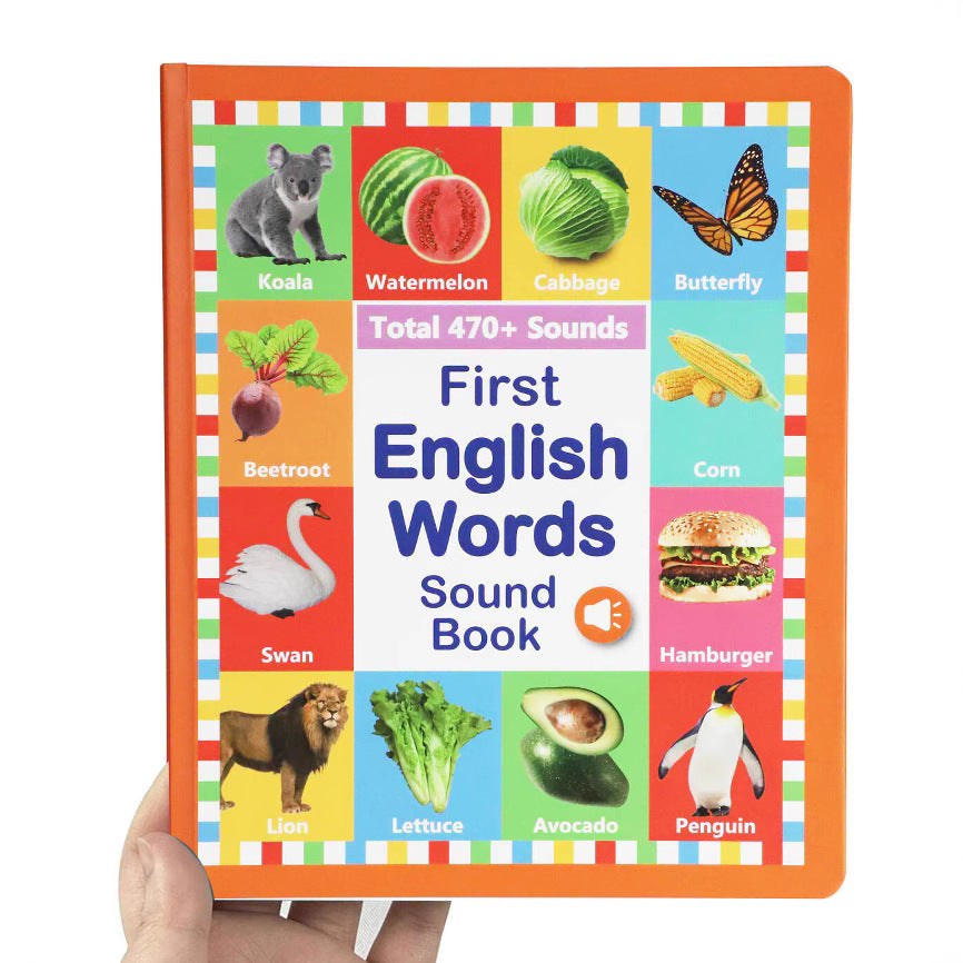 New Cross-Border English Word Reading English Children's Early Education Fun Learning Book Toys Intelligent Audio Enlightenment