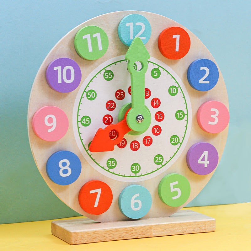 Children Learn Clock Teaching Aids Kindergarten Learn to Recognize Clocks and Time Cognitive Model Digital Toys for Primary School Students