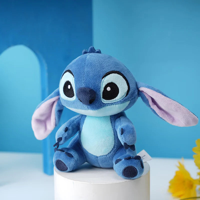 Disney Toy Story Stitch Kawaii Plush Doll Cartoon Stuffed Anime Keychain Pendant Strap Toys Car Keyring Birthday Gift For Kids