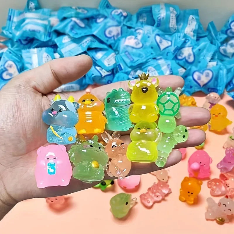 50pcs Cute Mini Animal Surprise Blind Bags - Fun Party Favors for Gifts Holiday Celebrations (Assorted Colors Styles) Gift Bags