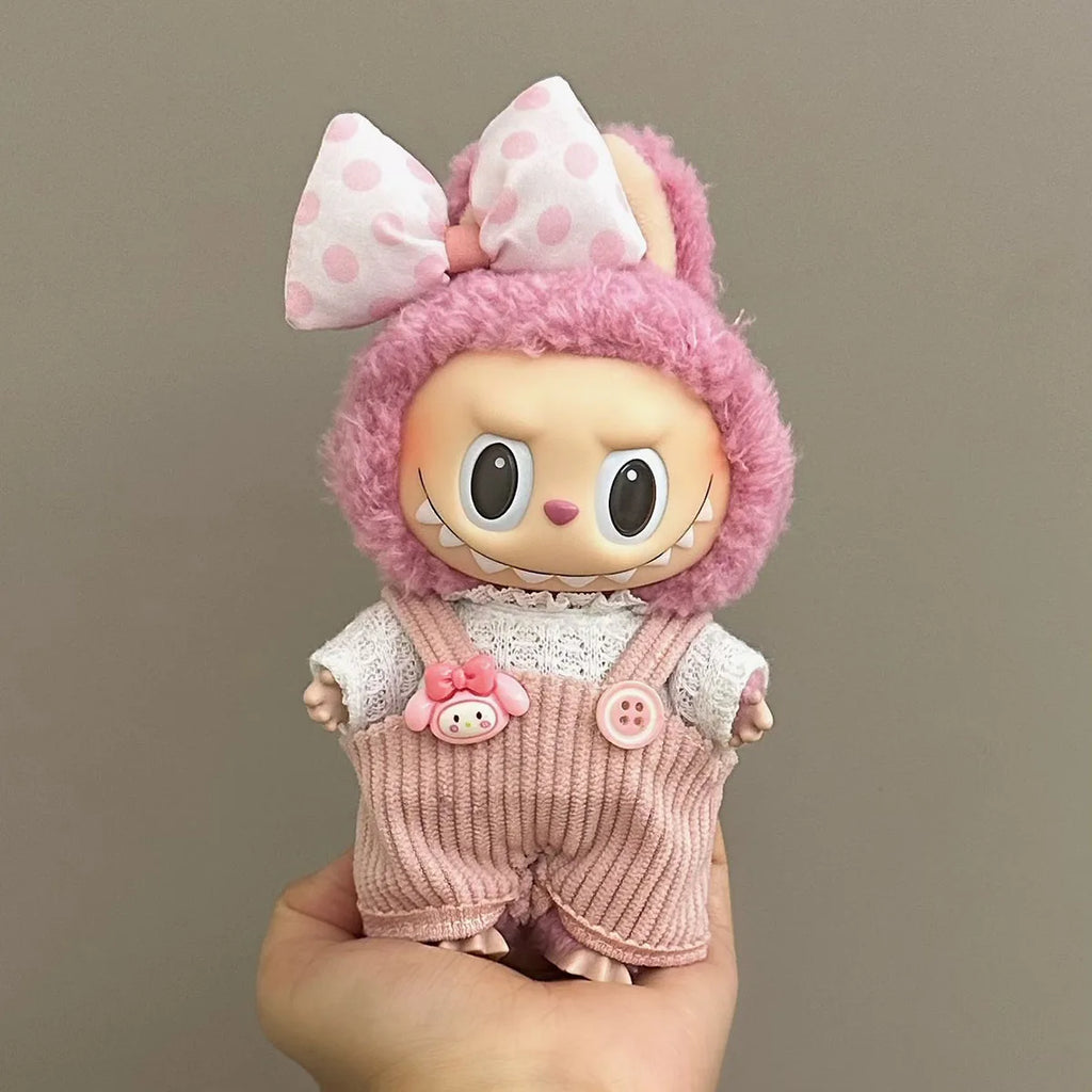 Cute Doll Clothes Outfit Accessories For Labubu V2 V1 Party Dress Set Little Devil Outfits Gifts