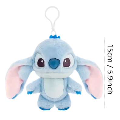 Disney Toy Story Stitch Kawaii Plush Doll Cartoon Stuffed Anime Keychain Pendant Strap Toys Car Keyring Birthday Gift For Kids