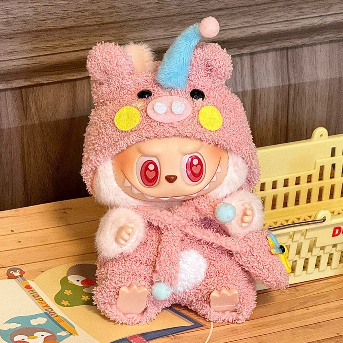 Cute Doll Clothes Outfit Accessories For Labubu V2 V1 Party Dress Set Little Devil Outfits Gifts