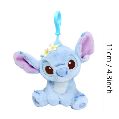 Disney Toy Story Stitch Kawaii Plush Doll Cartoon Stuffed Anime Keychain Pendant Strap Toys Car Keyring Birthday Gift For Kids