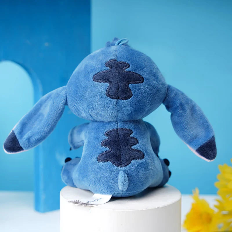 Disney Toy Story Stitch Kawaii Plush Doll Cartoon Stuffed Anime Keychain Pendant Strap Toys Car Keyring Birthday Gift For Kids