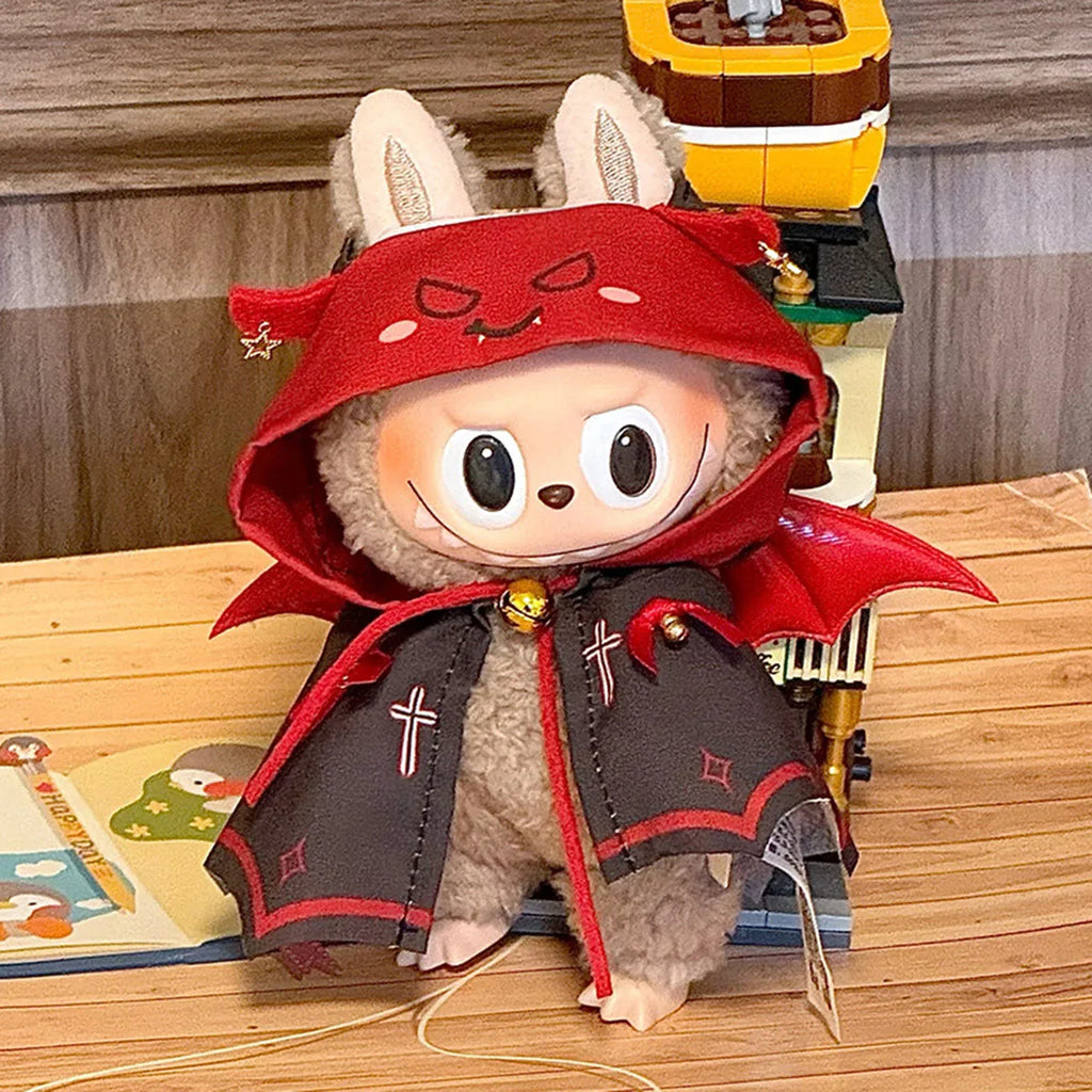 Cute Doll Clothes Outfit Accessories For Labubu V2 V1 Party Dress Set Little Devil Outfits Gifts