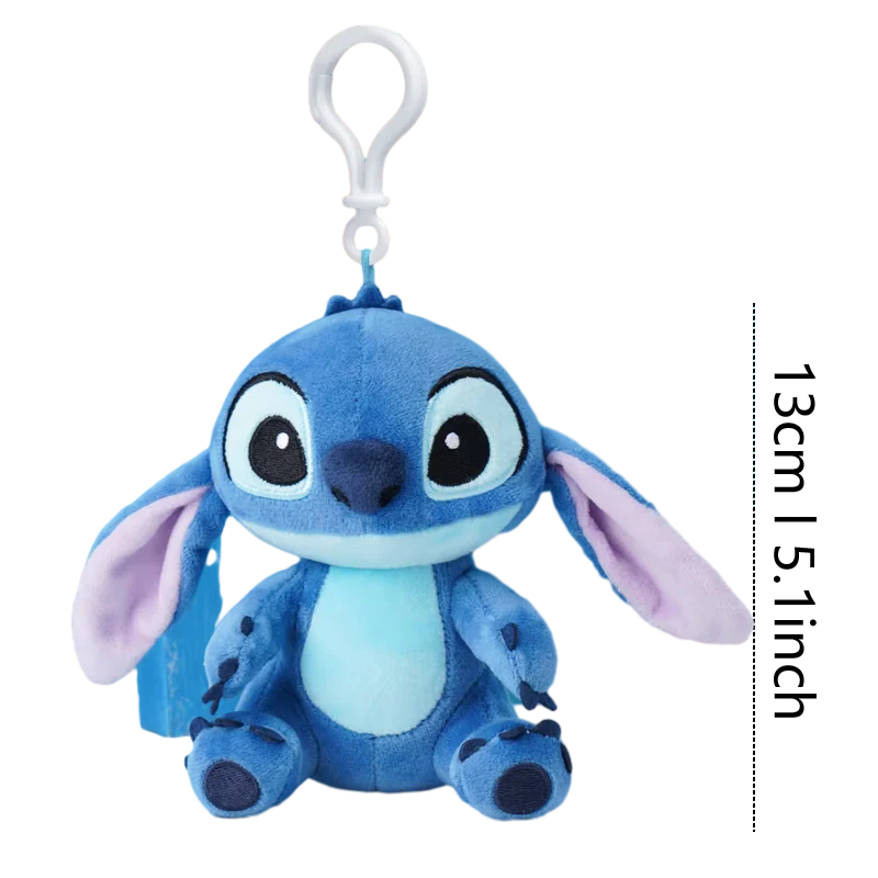 Disney Toy Story Stitch Kawaii Plush Doll Cartoon Stuffed Anime Keychain Pendant Strap Toys Car Keyring Birthday Gift For Kids