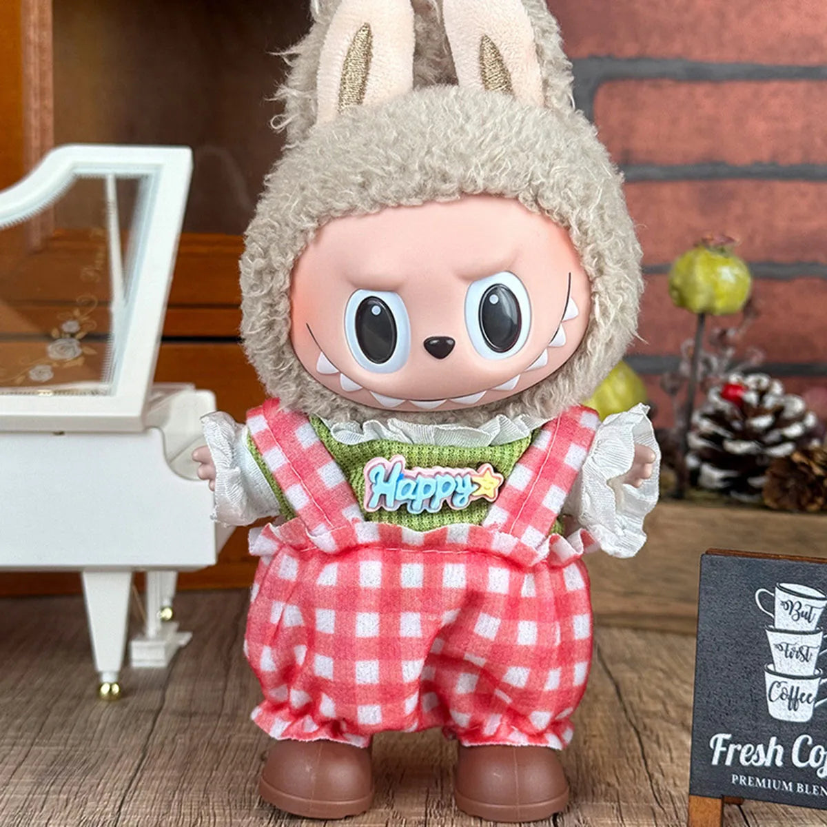 Cute Doll Clothes Outfit Accessories For Labubu V2 V1 Party Dress Set Little Devil Outfits Gifts